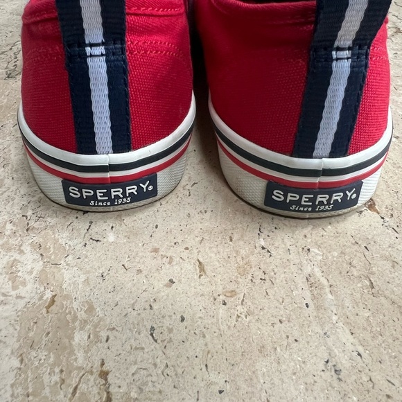 Sperry Red Top-Sider Memory Foam Women’s Shoes Size 8 - Picture 4 of 6